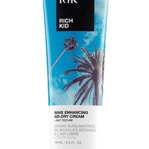 IGK RICH KID WAVE ENHANCING AIR-DRY CREAM FULL 5 OZ, COCONUT OIL ALOE VERA MINT.